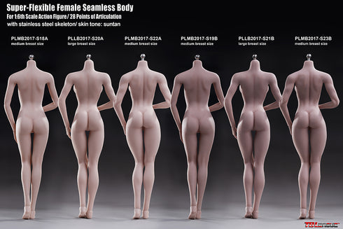 Phicen TBLeague S23B Suntan, Medium Bust Female Seamless 1/6 Body Action Figure